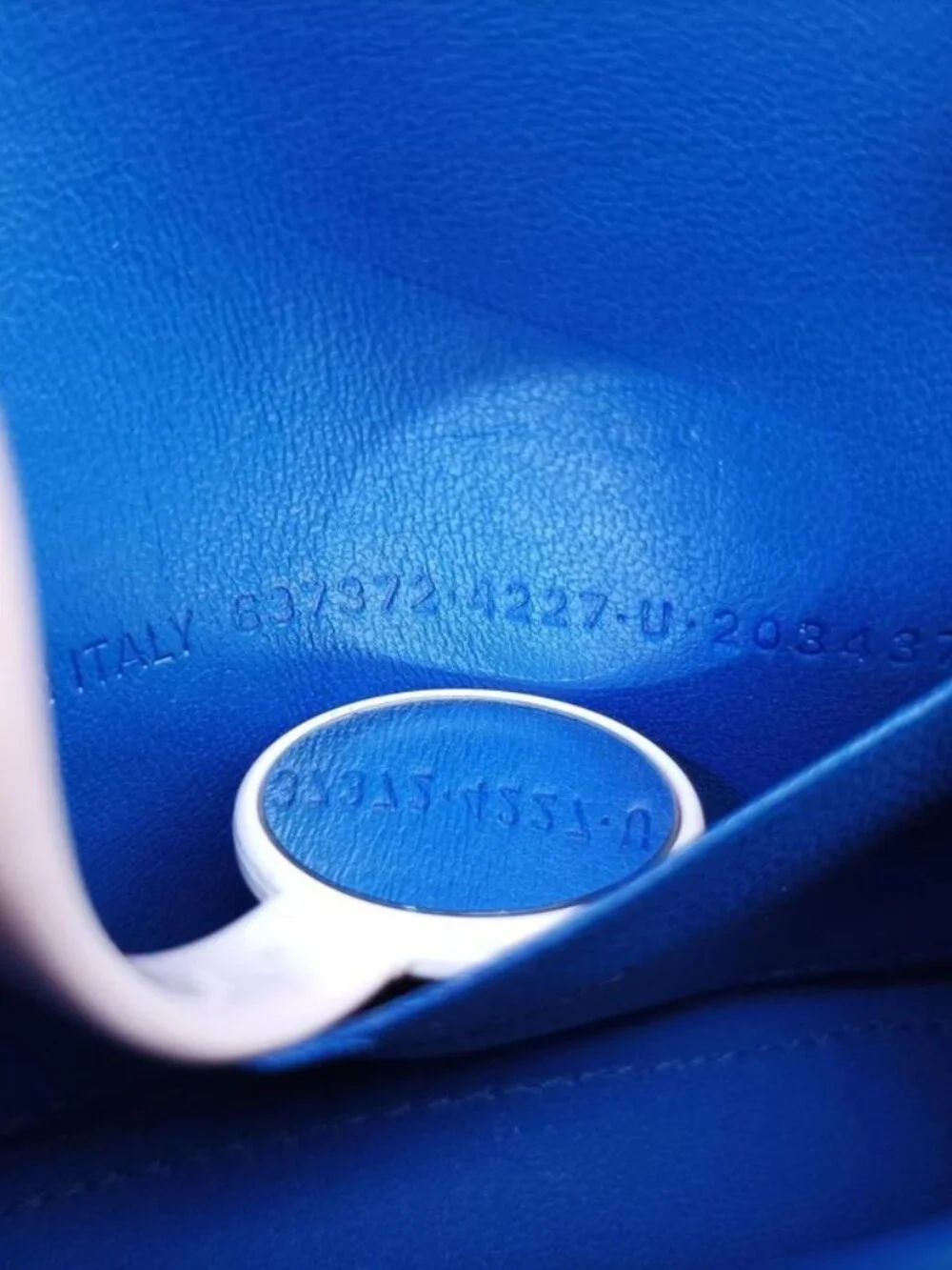 Balenciaga Hourglass Mini Blue Leather Belt - Picture 12 of 16